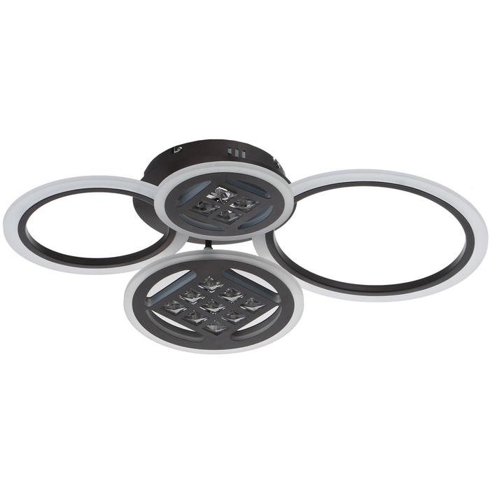 Люстра с ПДУ 1158/4CF LED 116Вт 3000-6000К диммер кофе 63х45х12 см BayerLux