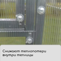 Термошайба мини из поликарбоната, d = 30 мм, УФ-защита, прозрачная, набор 50 шт.