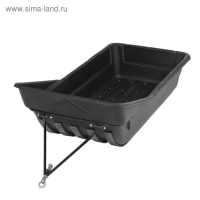 Сани волокуши CenterPlast 1550 с отбойником с накладками, 169 x 72 x 47 см