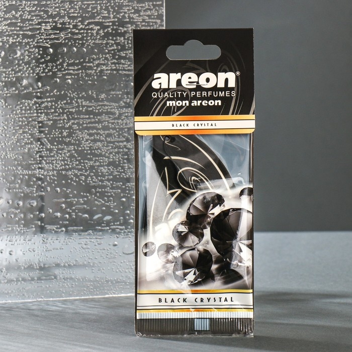 Ароматизатор на зеркало Areon Mon черный кристалл 704-043-323 Ароматизатор на зеркало Areon Mon черный кристалл 704-043-323