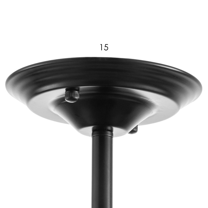 Люстра Люстра "Ортико" 8хЕ27 40Вт черный 80х80х25см BayerLux