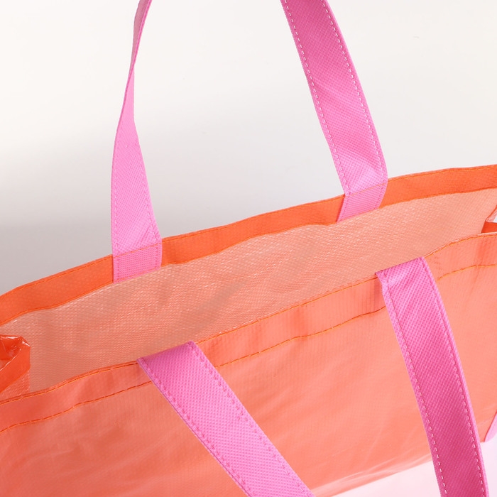 Сумка хозяйственная без застёжки, цвет красный Сумка хозяйственная без застёжки, цвет красный