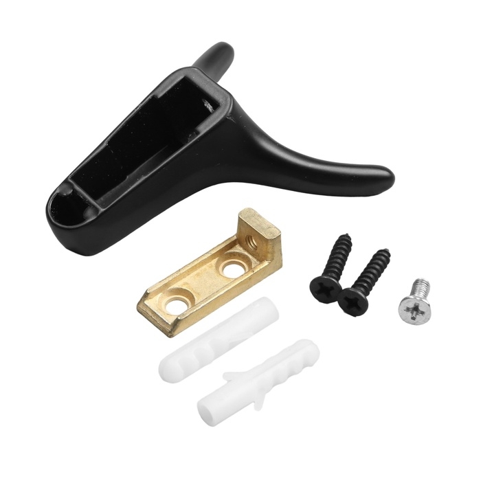 Крючок мебельный CAPPIO OX, двухрожковый, черный Крючок мебельный CAPPIO OX, двухрожковый, черный