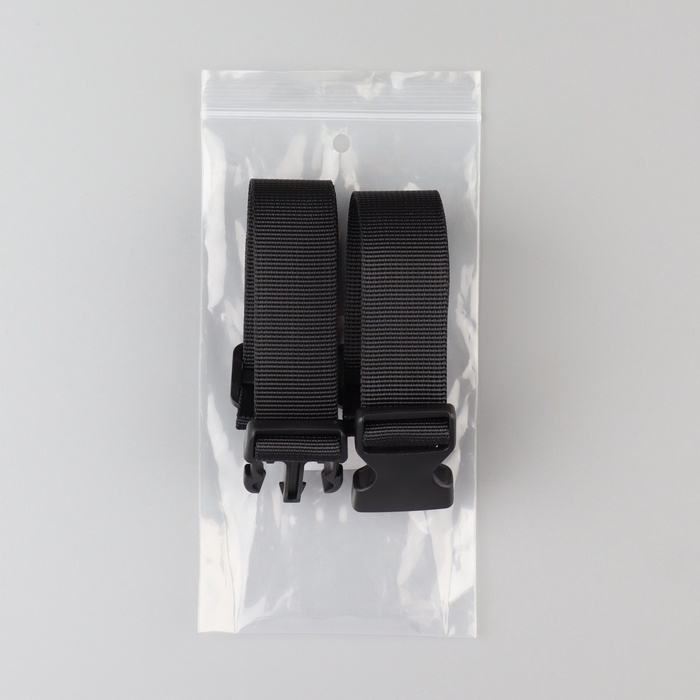 Держатель для лямок рюкзака: фастекс 25 мм, с регуляторами, максимальная длина стропы 50 см, цвет чёрный Держатель для лямок рюкзака: фастекс 25 мм, с регуляторами, максимальная длина стропы 50 см, цвет чёрный