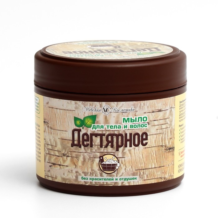 Мыло для тела и волос Невская Косметика «Дегтярное», 300 мл Мыло для тела и волос Невская Косметика «Дегтярное», 300 мл