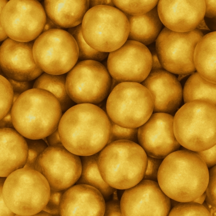 Кондитерская посыпка &laquo;Самый лучший день&raquo;, 10 мм, золотая , 50 г