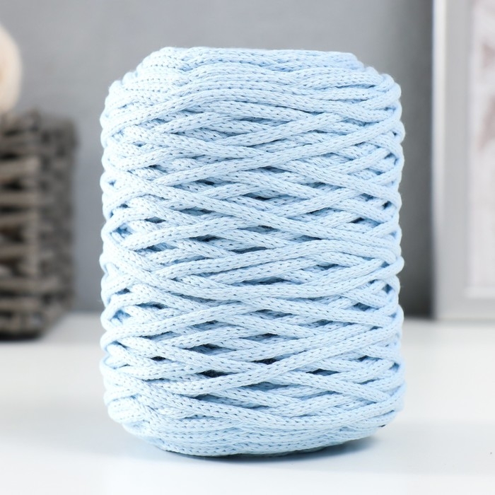 Шнур для вязания без сердечника 70% хлопок, 30% полиэстер ширина 3мм 100м/160±10гр (117) Шнур для вязания без сердечника 70% хлопок, 30% полиэстер ширина 3мм 100м/160±10гр (117)