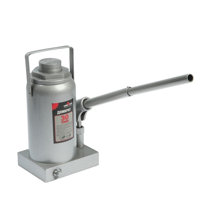 Домкрат гидравлический бутылочный  Домкрат гидравлический бутылочный "СЕРВИС КЛЮЧ" 75030, 30 т, 285-465 мм