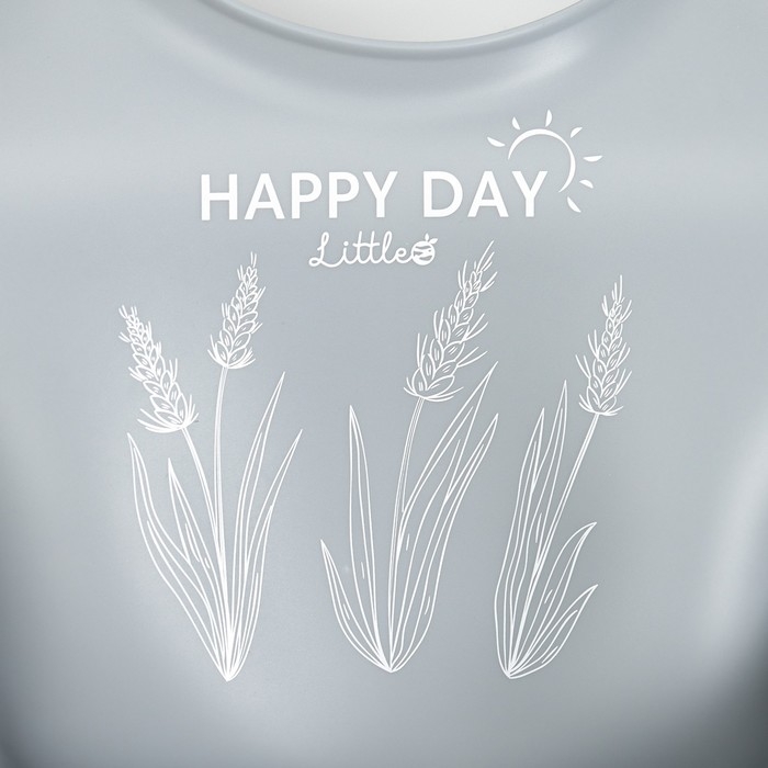 Нагрудник для кормления детский, силиконовый, Mum&baby, 23х4х29, серый Нагрудник для кормления детский, силиконовый, Mum&baby, 23х4х29, серый