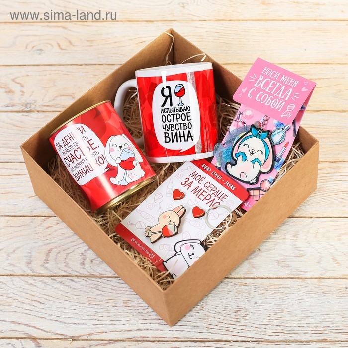 Кружка &laquo;Я испытываю острое чувство вина&raquo;, 300 мл