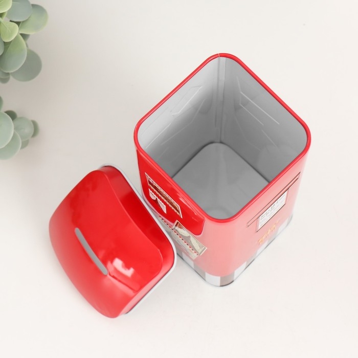 Копилка металл Копилка металл "Почтовые марки" МИКС 16х7х7 см