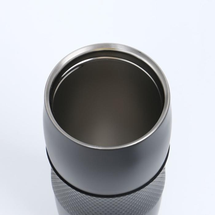 Термокружка, 350 мл, City, сохраняет тепло 8 ч, 20 х 7.5 см, чёрная