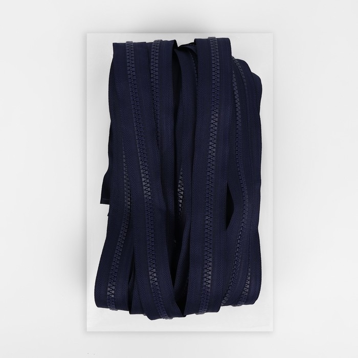 Молния «Трактор», №8, разъёмная, 2 замка, замки автомат, 100 см, цвет тёмно-синий, цена за 1 штуку Молния «Трактор», №8, разъёмная, 2 замка, замки автомат, 100 см, цвет тёмно-синий, цена за 1 штуку