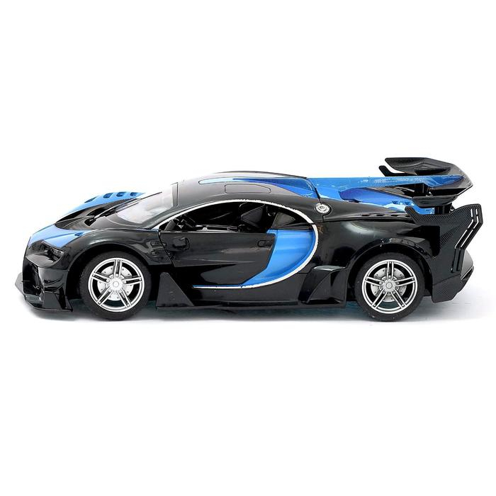 Машина радиоуправляемая «Широн», открываются двери, работает от батареек, цвет синий Машина радиоуправляемая «Широн», открываются двери, работает от батареек, цвет синий