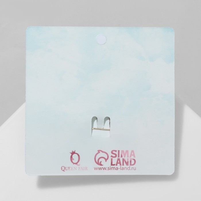 Брошь «Птички» парочка, цветная в золоте Брошь «Птички» парочка, цветная в золоте