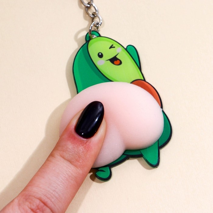 Брелок мялка антистресс «AVOрелакс» 4.6 х 7 см Брелок мялка антистресс «AVOрелакс» 4.6 х 7 см