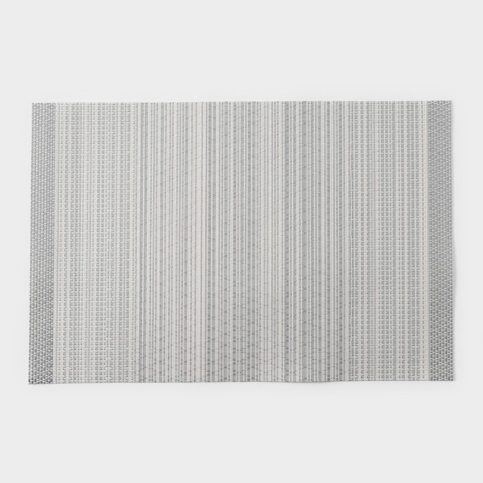 Салфетка сервировочная на стол «Комплимент», 45×30 см, цвет серый