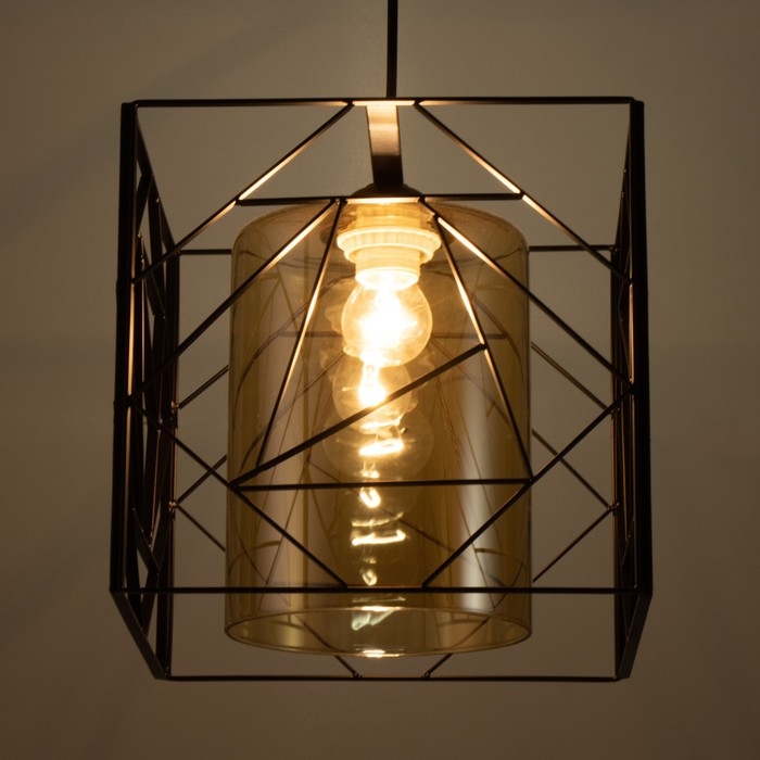 Светильник BayerLux 2627/1 E27 40Вт черный 25x25-125 см Светильник BayerLux 2627/1 E27 40Вт черный 25x25-125 см