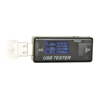 USB тестер Energenie EG-EMU-03, до 30V/5A, QC 2.0 и 3.0, черный