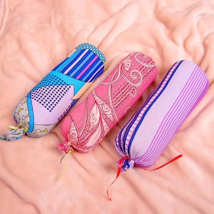 Валик с лавандой и стружкой можжевельника, сувенирная, 10×28 см, микс Валик с лавандой и стружкой можжевельника, сувенирная, 10×28 см, микс