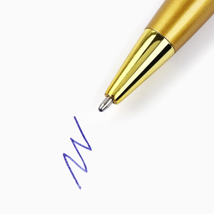 Ручка «С 8 марта», металл, синяя паста Ручка «С 8 марта», металл, синяя паста