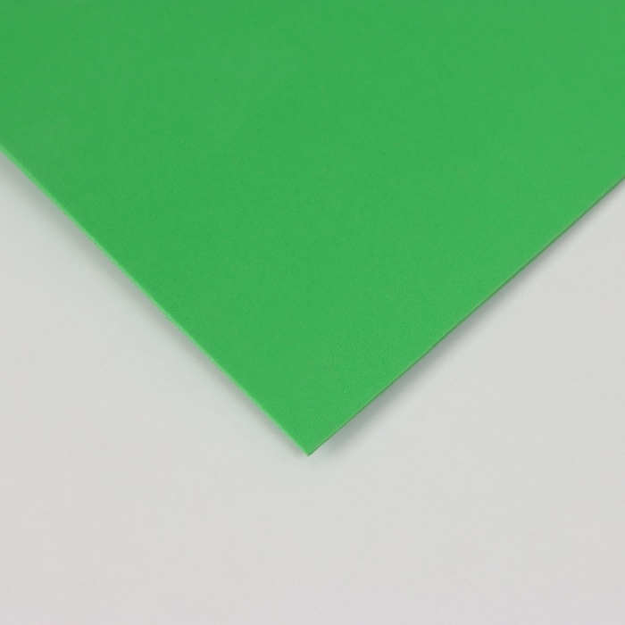 Фоамиран иранский 2 мм (зелёный лайм/118) 60х70 см Фоамиран иранский 2 мм (зелёный лайм/118) 60х70 см