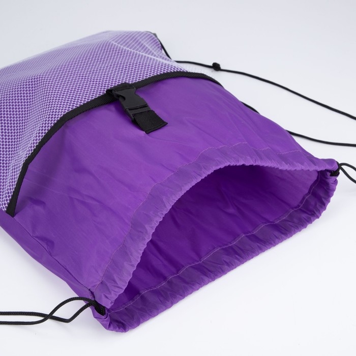 Мешок для обуви на шнурке, цвет фиолетовый Мешок для обуви на шнурке, цвет фиолетовый