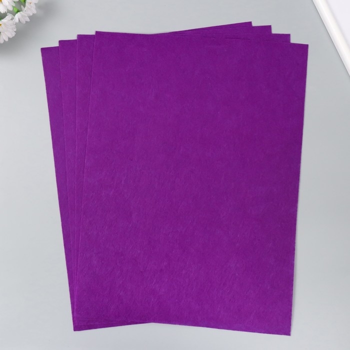 Фетр 1 мм Фетр 1 мм "Тёмно-фиолетовый" набор 4 листа 30х40 см