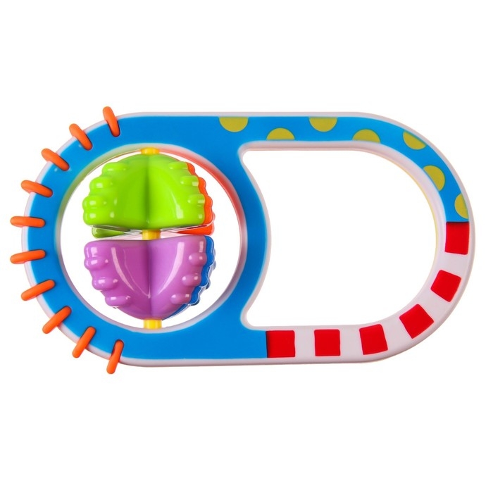 Погремушка «Фактурная ручка», цвет МИКС, Крошка Я Погремушка «Фактурная ручка», цвет МИКС, Крошка Я