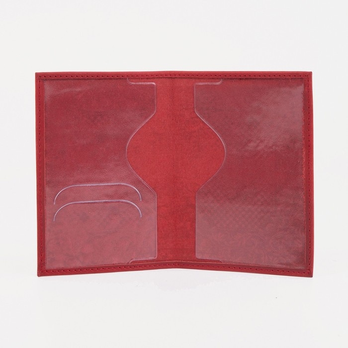 Обложка для паспорта , цвет красный Обложка для паспорта , цвет красный