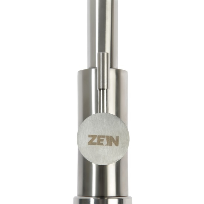 Смеситель для раковины ZEIN Z89, выдвижной излив, картридж 35 мм, нержавеющая сталь, сатин Смеситель для раковины ZEIN Z89, выдвижной излив, картридж 35 мм, нержавеющая сталь, сатин