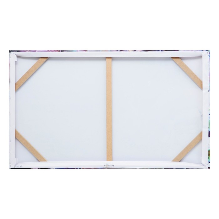 Картина- холст на подрамнике Картина- холст на подрамнике "Разноцветные пионы" 60*100 см