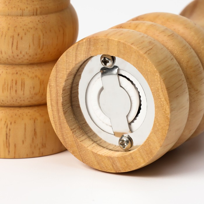 Набор для специй Доляна «Комфорт», 2 предмета: мельница и солонка Набор для специй Доляна «Комфорт», 2 предмета: мельница и солонка