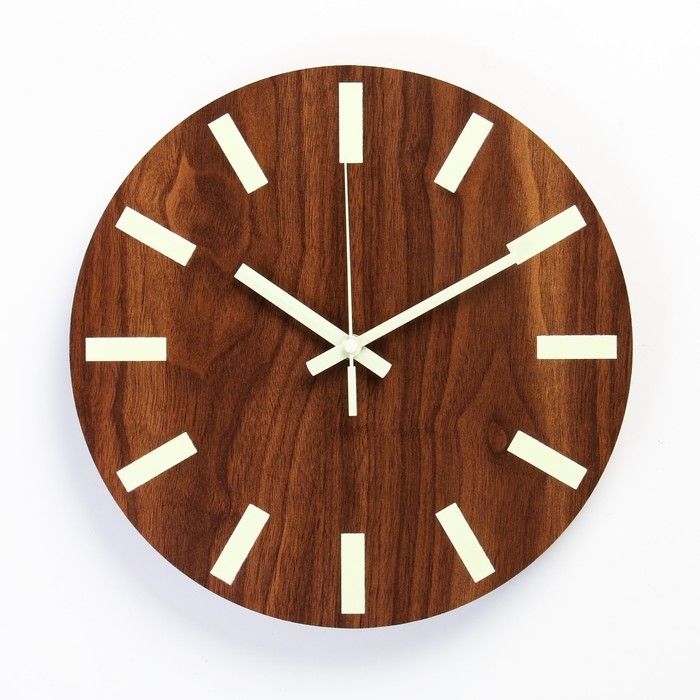 Светящиеся настенные часы, d-30 см Светящиеся настенные часы, d-30 см