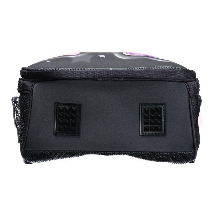 Рюкзак каркасный школьный 38 х 30 х 16 см, эргономичная спинка, Stavia Рюкзак каркасный школьный 38 х 30 х 16 см, эргономичная спинка, Stavia "Звёздочки", серый