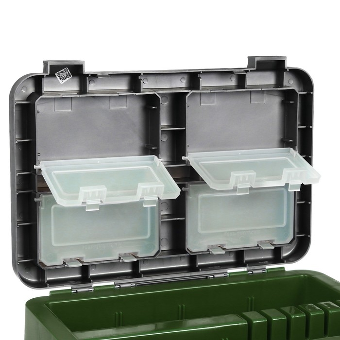 Ящик зимний Helios, цвет серый-хаки