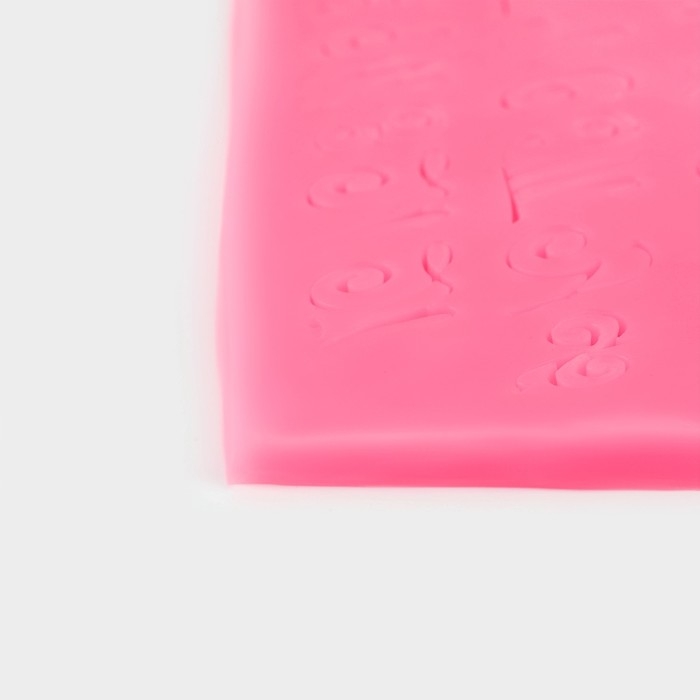 Молд «Алфавит русский. Пропись», силикон, 23,5×10 см, цвет розовый Молд «Алфавит русский. Пропись», силикон, 23,5×10 см, цвет розовый