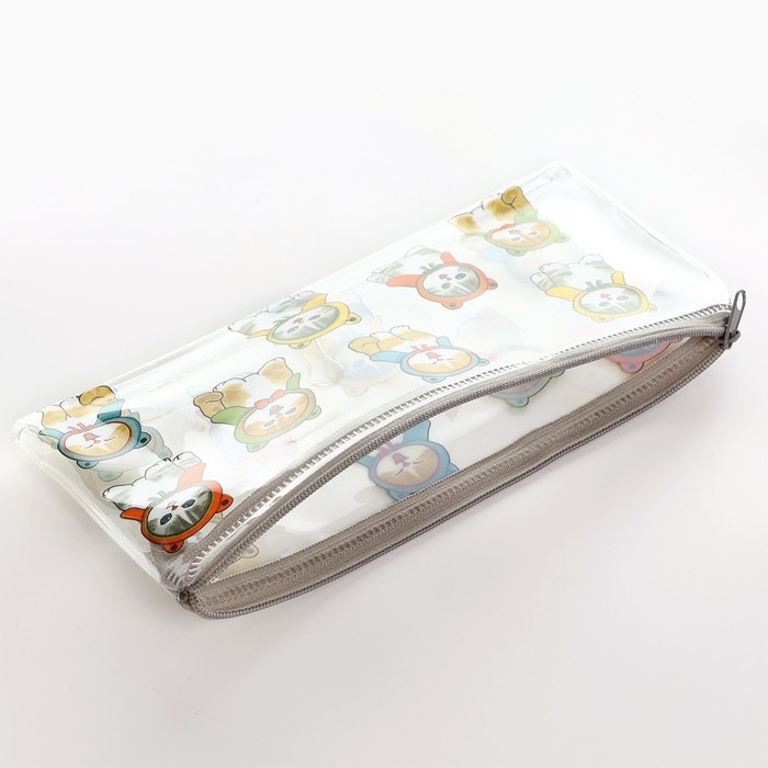 Пенал школьный мягкий плоский 9,5 х 20,5 ПВХ «1 сентября: Котятки» МИКС Пенал школьный мягкий плоский 9,5 х 20,5 ПВХ «1 сентября: Котятки» МИКС