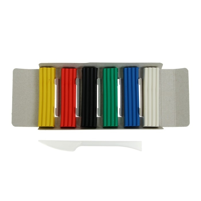 Пластилин 6цв 120г BRAUBERG Пластилин 6цв 120г BRAUBERG "KIDS", со стеком, ВЫСШЕЕ КАЧЕСТВО 106435