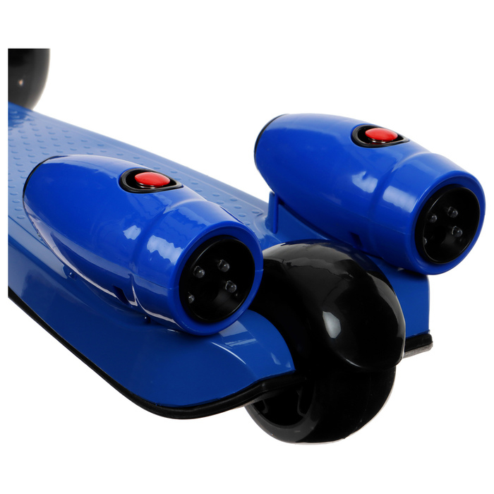 Самокат складной, колёса световые PU 130/50 мм, ABEC 7, цвет чёрный Самокат складной, колёса световые PU 130/50 мм, ABEC 7, цвет чёрный