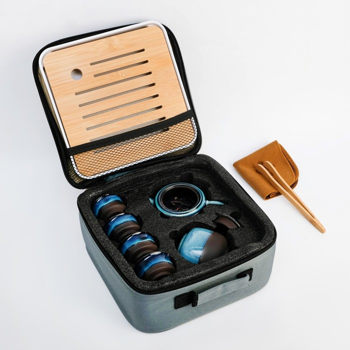 Набор для чайной церемонии  Набор для чайной церемонии "Мужчине", на 4 персоны, чашка 45 мл, чайник 180 мл