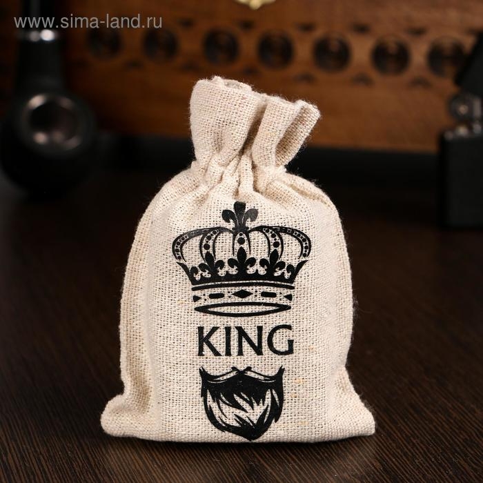 Камни для виски в мешочке  Камни для виски в мешочке "King", натуральный стеатит, 6 шт