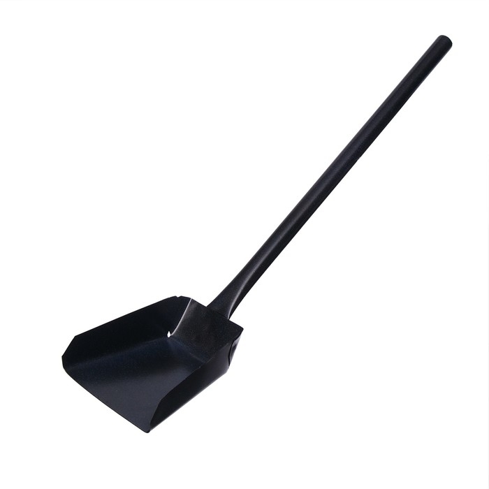 Совок хозяйственный, 13 × 11 × 5 см, металл, черенок 47 см Совок хозяйственный, 13 × 11 × 5 см, металл, черенок 47 см