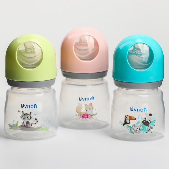 Бутылочка для кормления, ШГ, 125 мл. ZOO, цвет МИКС Бутылочка для кормления, ШГ, 125 мл. ZOO, цвет МИКС