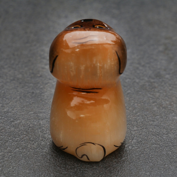 Сувенир Сувенир " Собака Мопсик", селенит, 4х3х3 см