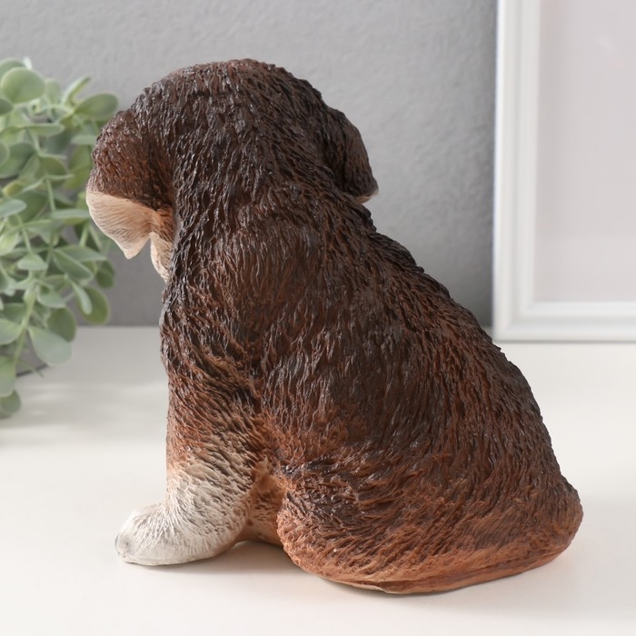 Фигурка  "Щенок Сеня" Высота 16 см, ширина 12 см, длина 17 см.