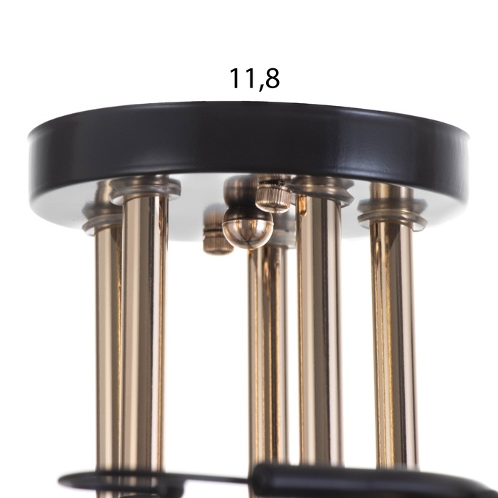 Люстра Люстра "Акапулько" 5х60Вт Е27 Коричневый, золото 48х28х24см