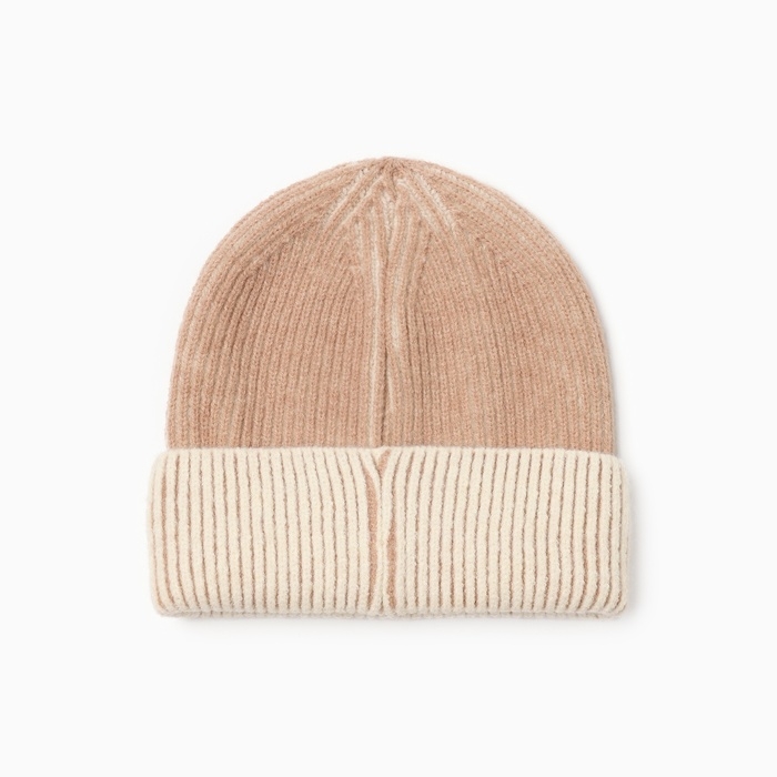 Шапка женская MINAKU, цвет бежевый, размер 56-58