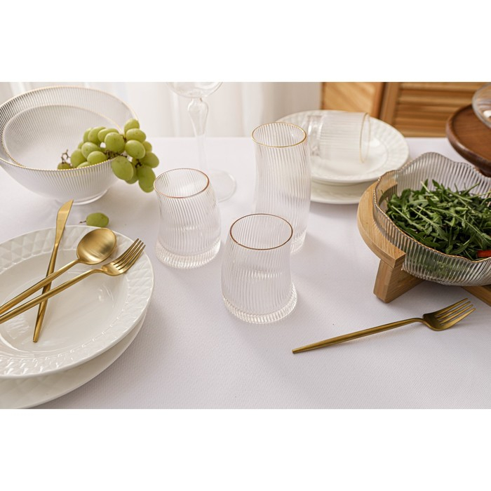 Тарелка фарфоровая глубокая Magistro &laquo;Блик&raquo;, d=23 см, цвет белый