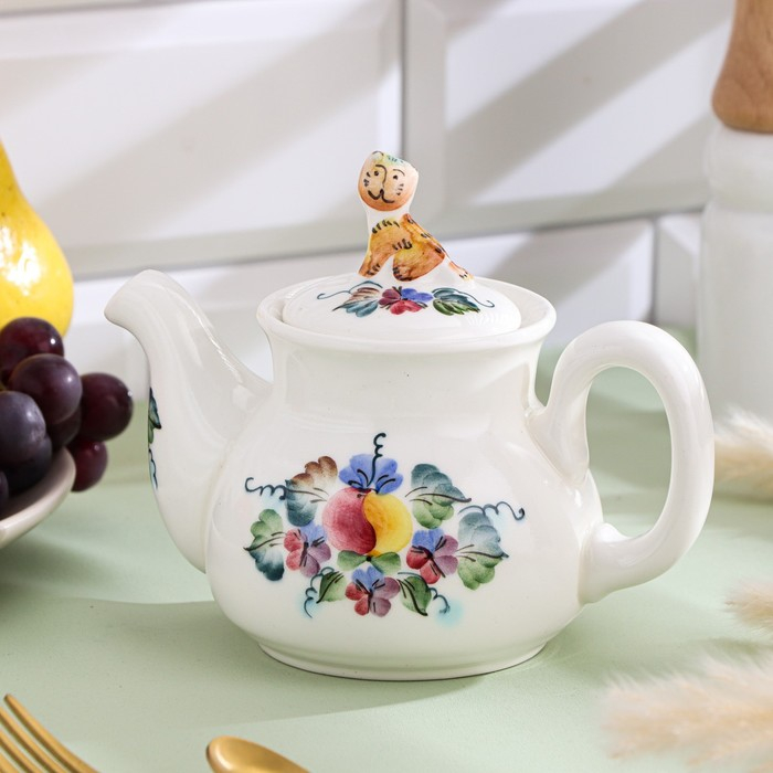 Чайник «Хуторок», 0,36 л, 15,5×10×13 см, 1 сорт, авт.Кунаховец О.П Чайник «Хуторок», 0,36 л, 15,5×10×13 см, 1 сорт, авт.Кунаховец О.П